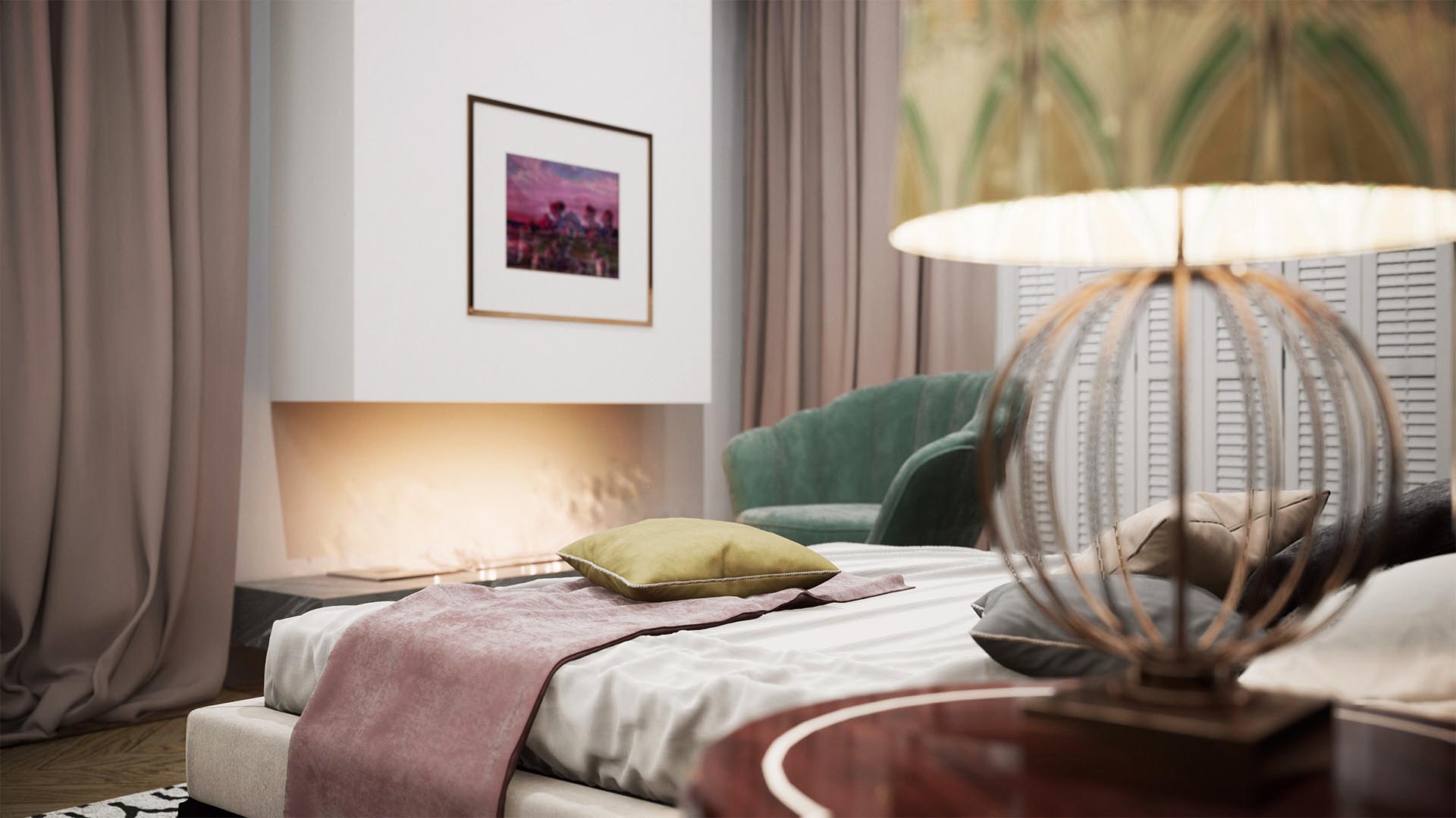 Sypialnia - apartament Kuka - InPlanner